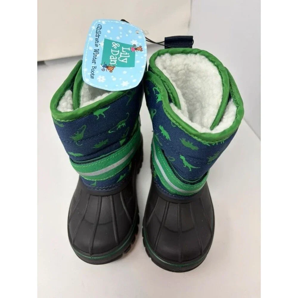 Toddler Children’s winter boots size 7/8 faux fur lined new with tags